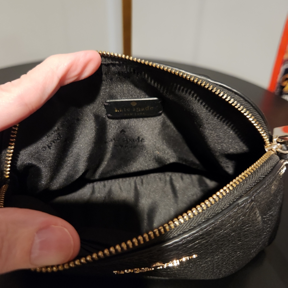Kate Spade Black Pebbled Leather Crossbody Bag - Picture 5 of 8